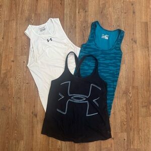 Women’s Under Armour Racerback Athletic Tank Top Shirt Lot Size S X-Small XS